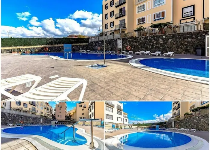 Two Bedroom Duplex With Pool And Ocean View In Costa Adeje Apartmán *