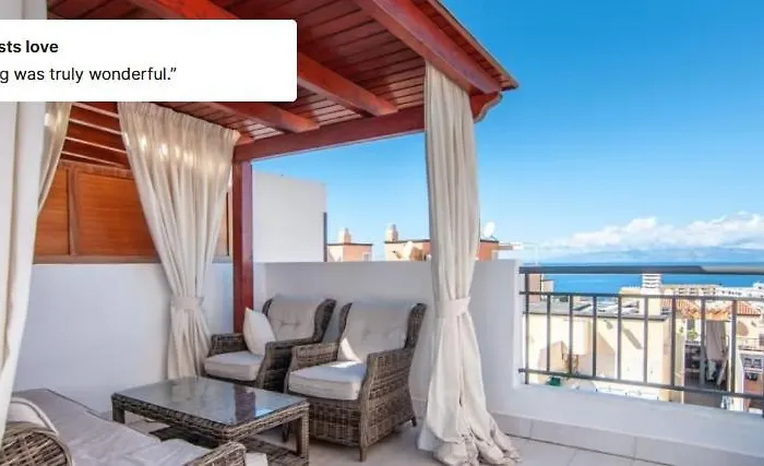 Two Bedroom Duplex With Pool And Ocean View In Costa Adeje アパート *